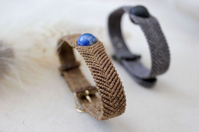 Armband "Horlogestijl Lapis Lazuli"