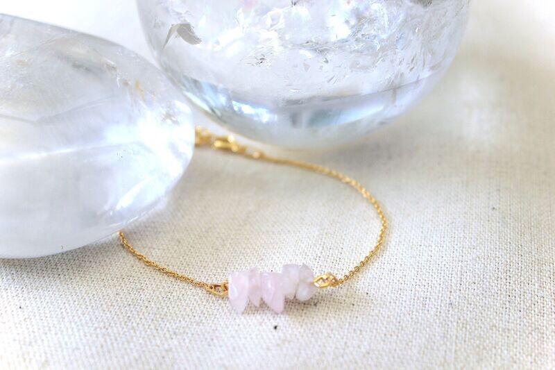 Armband verguld met edelsteen