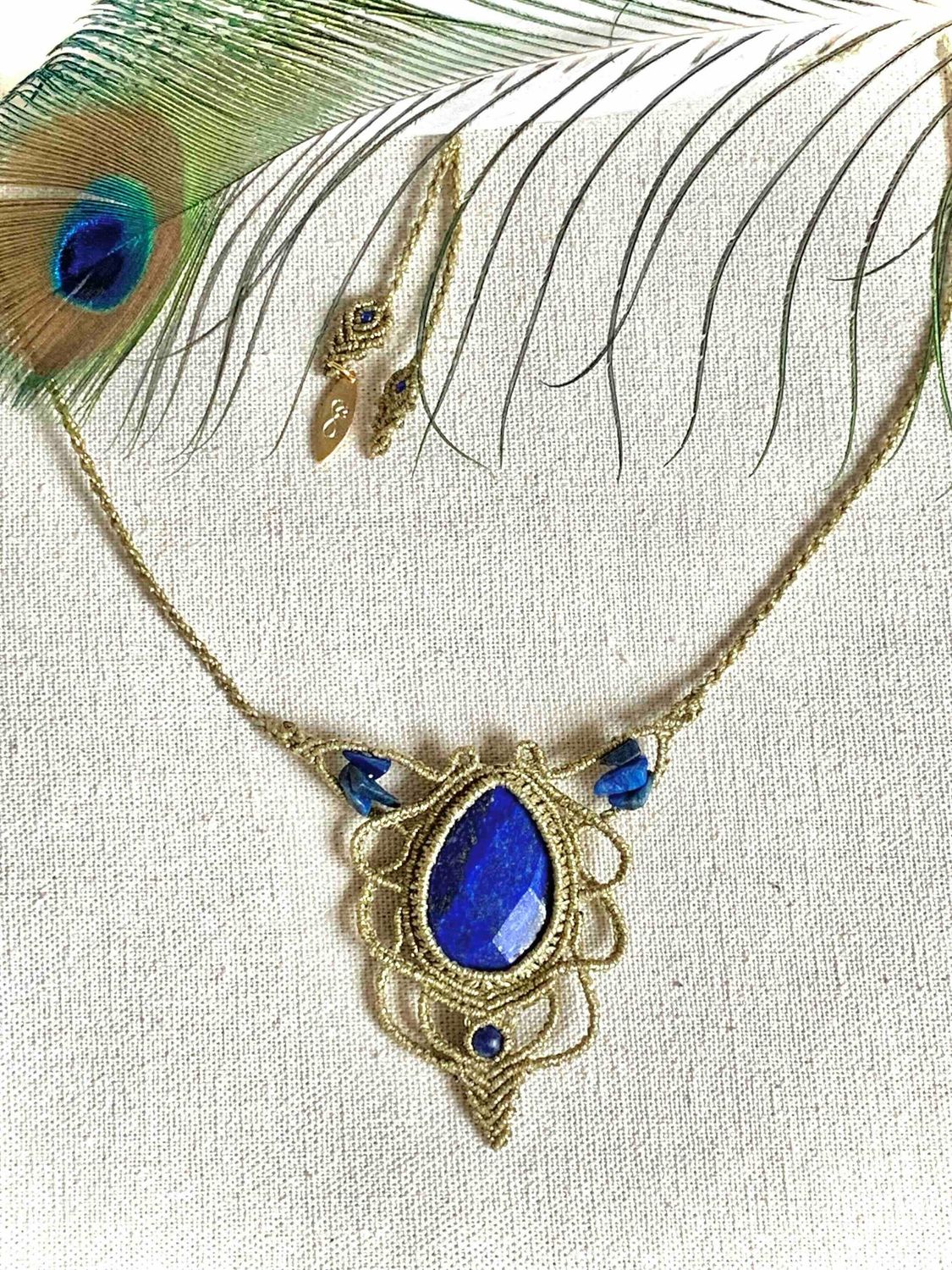 Halsjuweel "Lapis Lazuli"