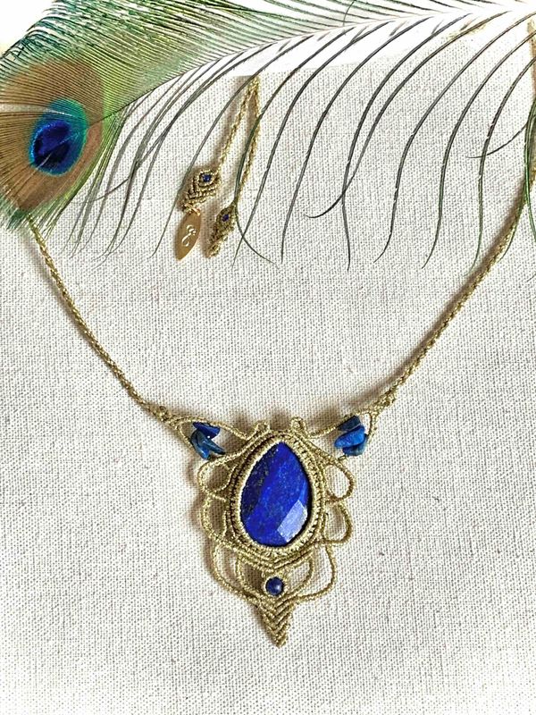 Halsjuweel "Lapis Lazuli"