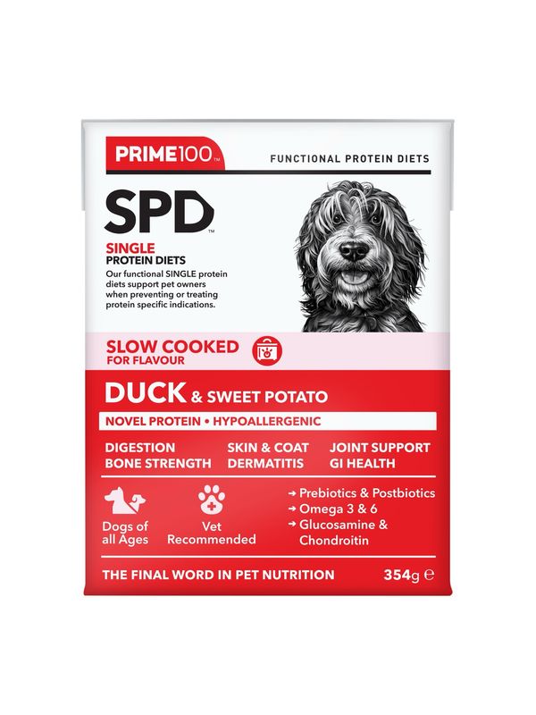 Prime 100 SPD™ Slow Cooked Duck & Sweet Potato 354g
