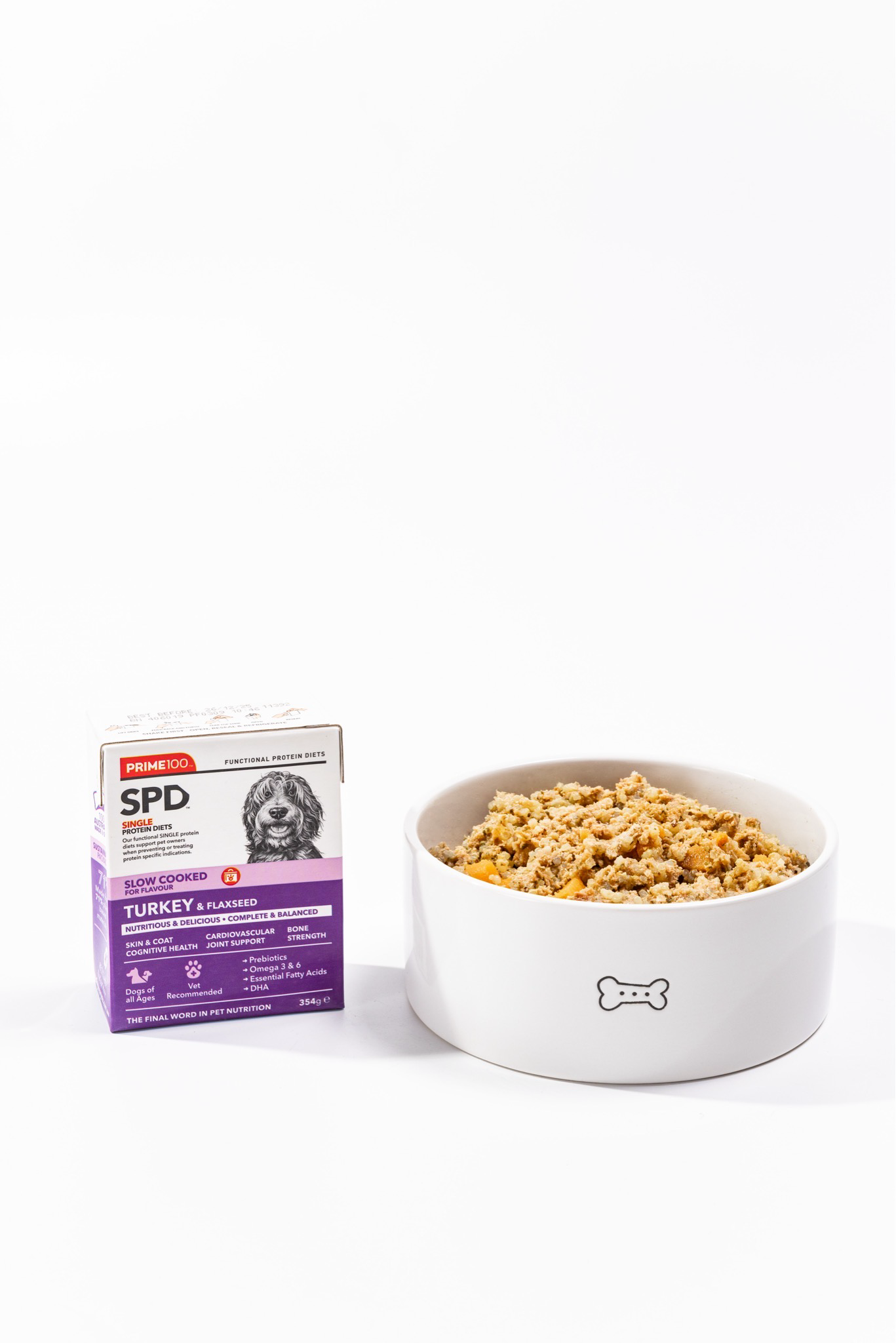 Prime100 SPD™ Slow Cooked Turkey & Flaxseed 354g