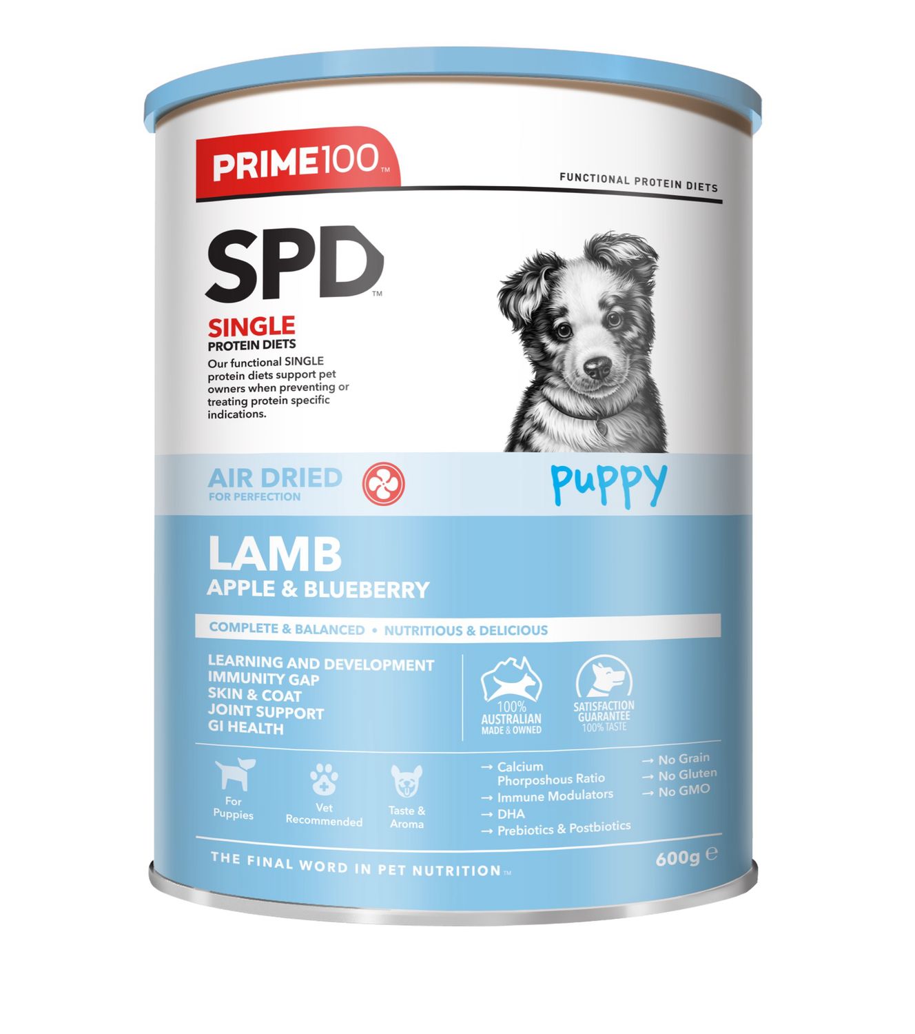 SPD™ Air Dried Lamb & Blueberry 600g