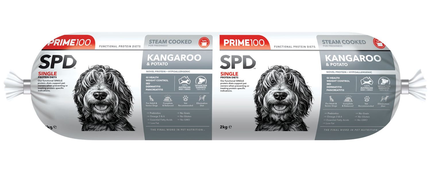 SPD Kangaroo & Potato Roll Dog Food 2kg