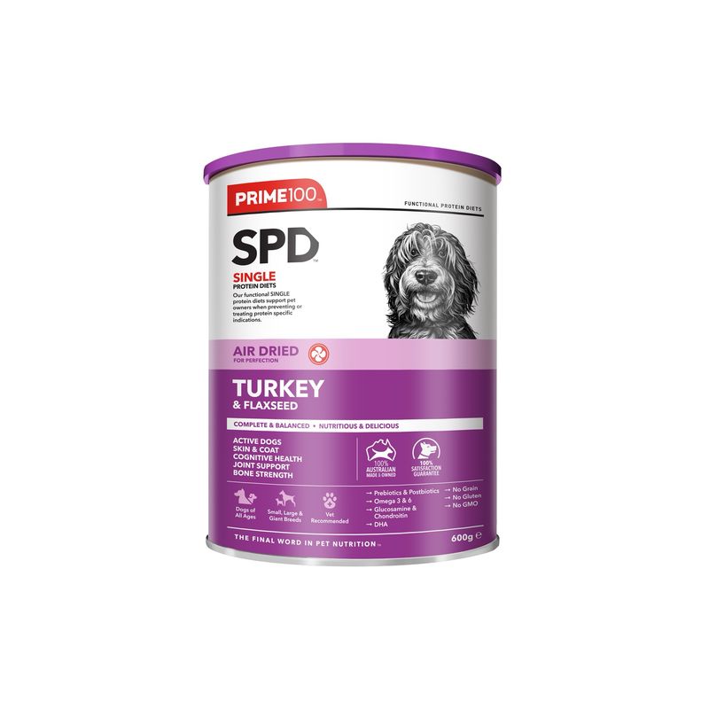 SPD™ Air Dried Turkey & Flaxseed 600g