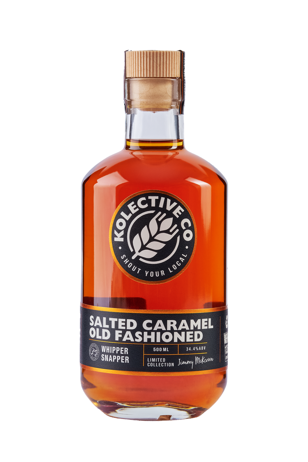Kolective Co. x Whipper Snapper - Salted Caramel Old Fashioned 500ml