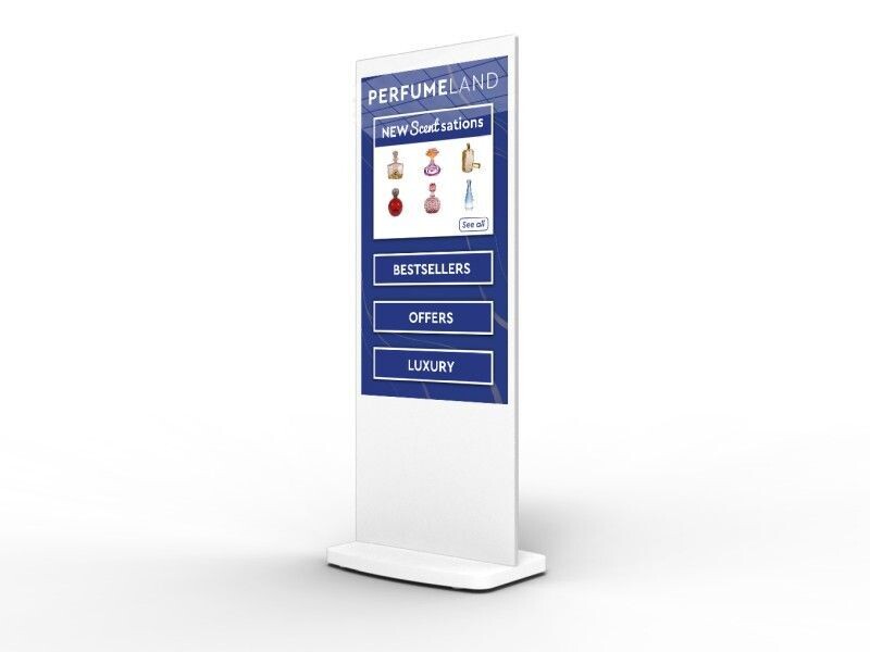 50"-55" Freestanding PCAP Touch Screen Posters