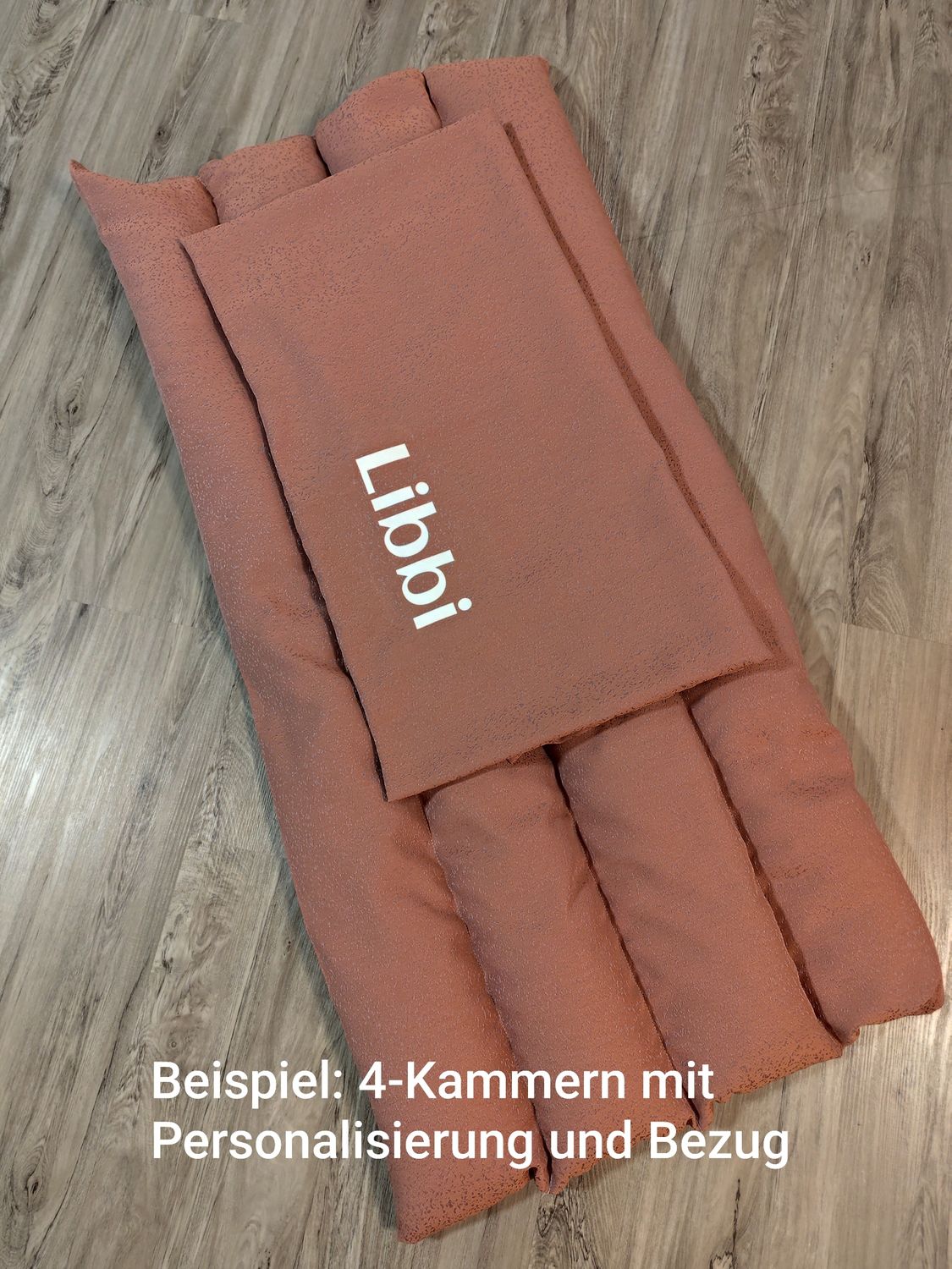 Stoffbezug für ein Dinkelspelzkissen mit dem Maß 100 x 65 cm