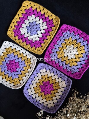 Handmade Square Crochet Patches – Perfect for DIY Crafts