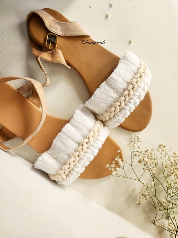 Braided slider /slipper