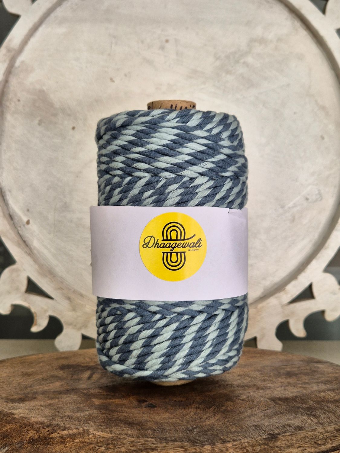 3mm Metallic Twist Single ply