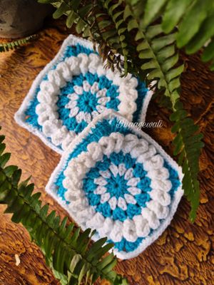 Beautiful Handmade Macrame Flower Crochet Patches