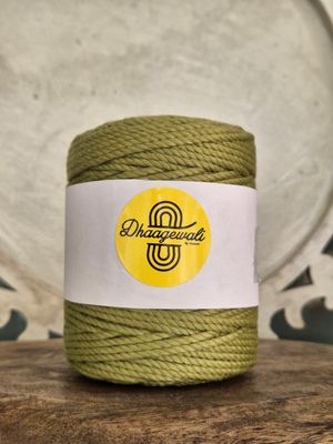 Premium Olive Green Twisted Macrame Cord – Strong, Soft &amp; Durable