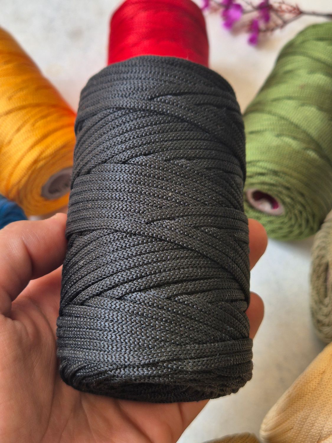 2mm Black Polyster Roll