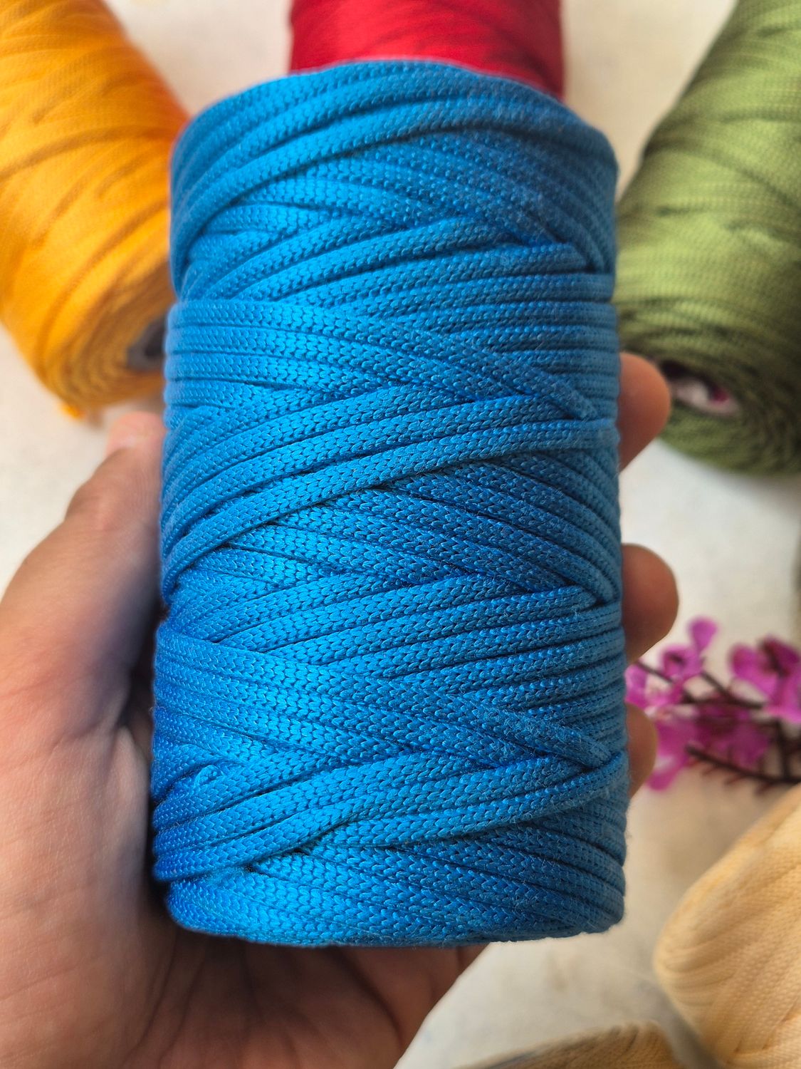 2mm Blue Polyster Cord