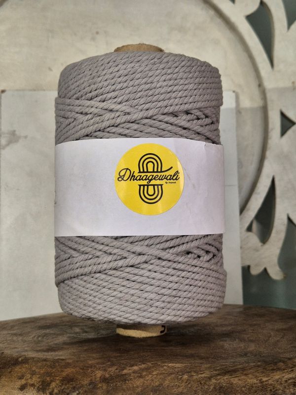 4mm Steel Grey Twisted