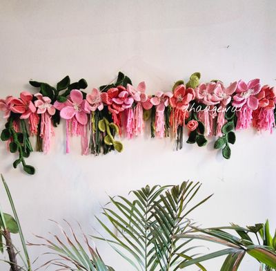 Flower Wallhanging/Flower Bunting/Toran