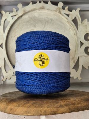 2mm Royal Blue Twisted Macrame Cord for Crafting &amp; DIY Projects