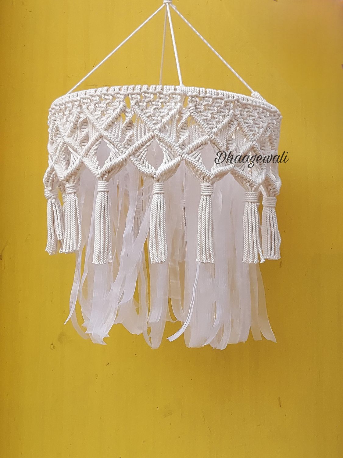 Tissue Chandelier/Lamp