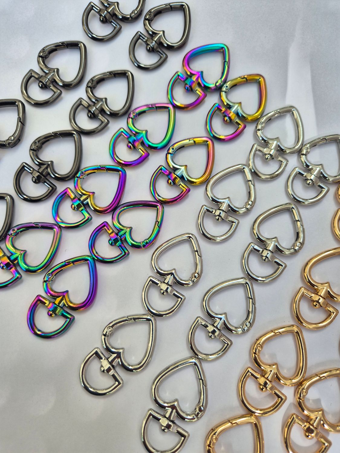 Heart Lobster Hook Keychain Ring – Stylish &amp; Durable Accessory