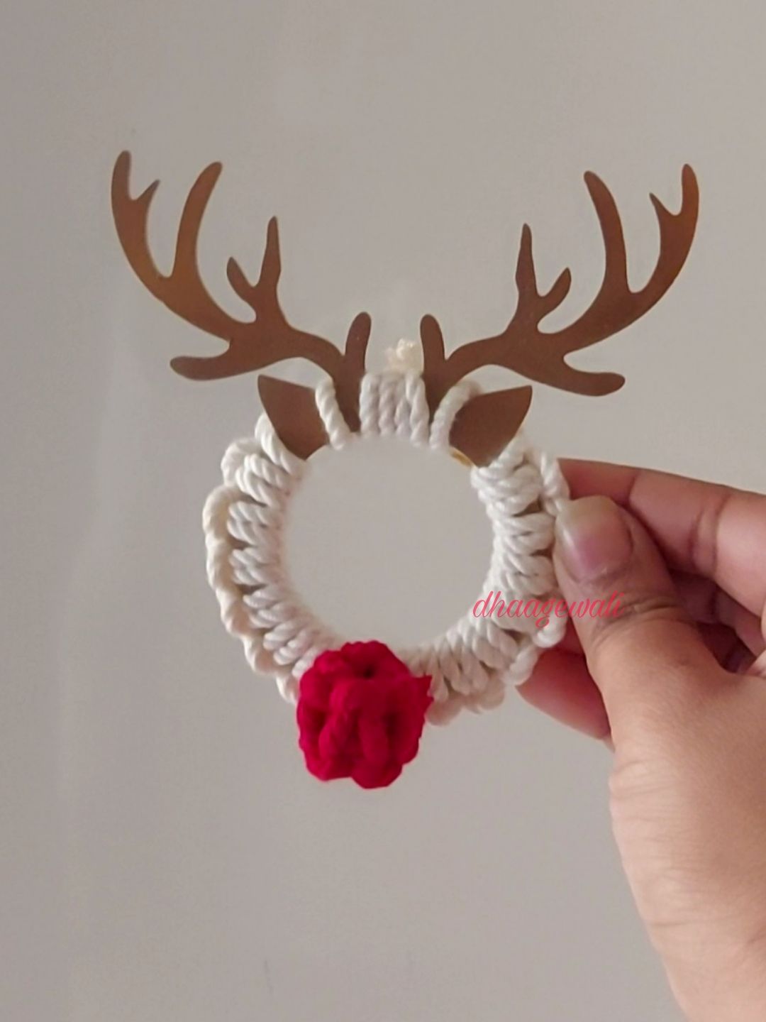 Reindeer Christmas ornament