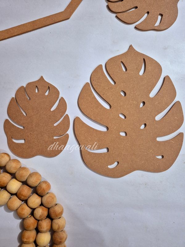 Premium MDF Monstera Leaf Cutter for DIY Crafts
