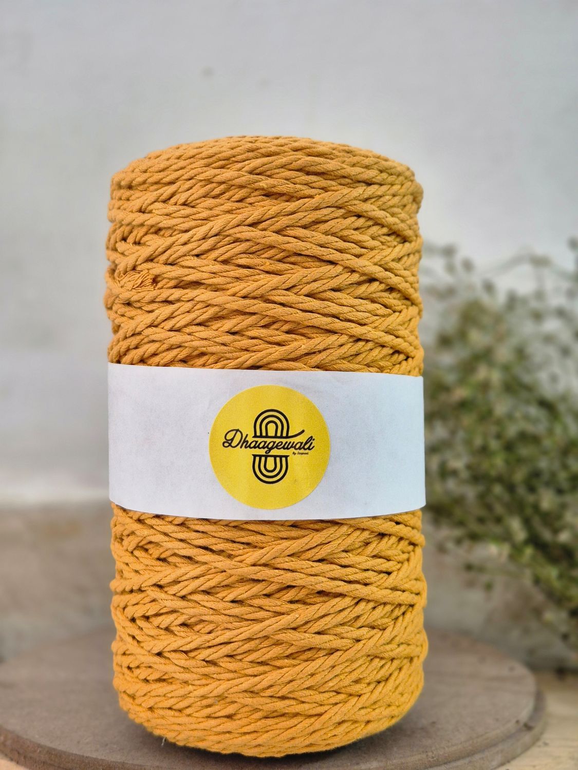 4mm Kesari Giant Yellow Twisted