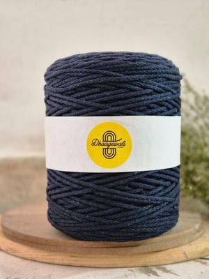 4mm Navy Blue Chain Braided Giant Spool