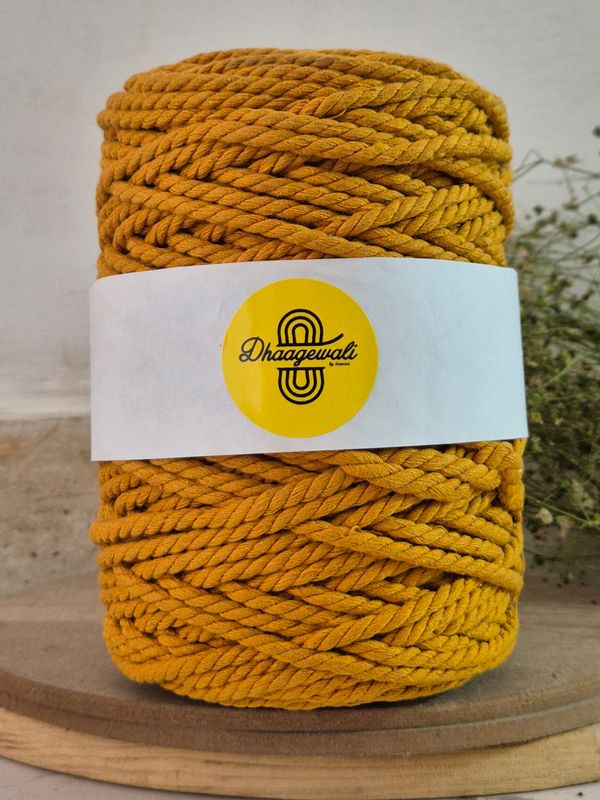 5mm Bronze Yellow Giant Twisted