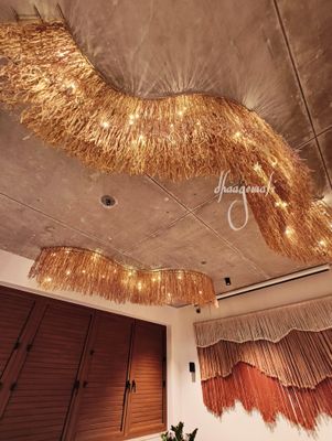 Handcrafted Macrame Raffia Wall Hanging