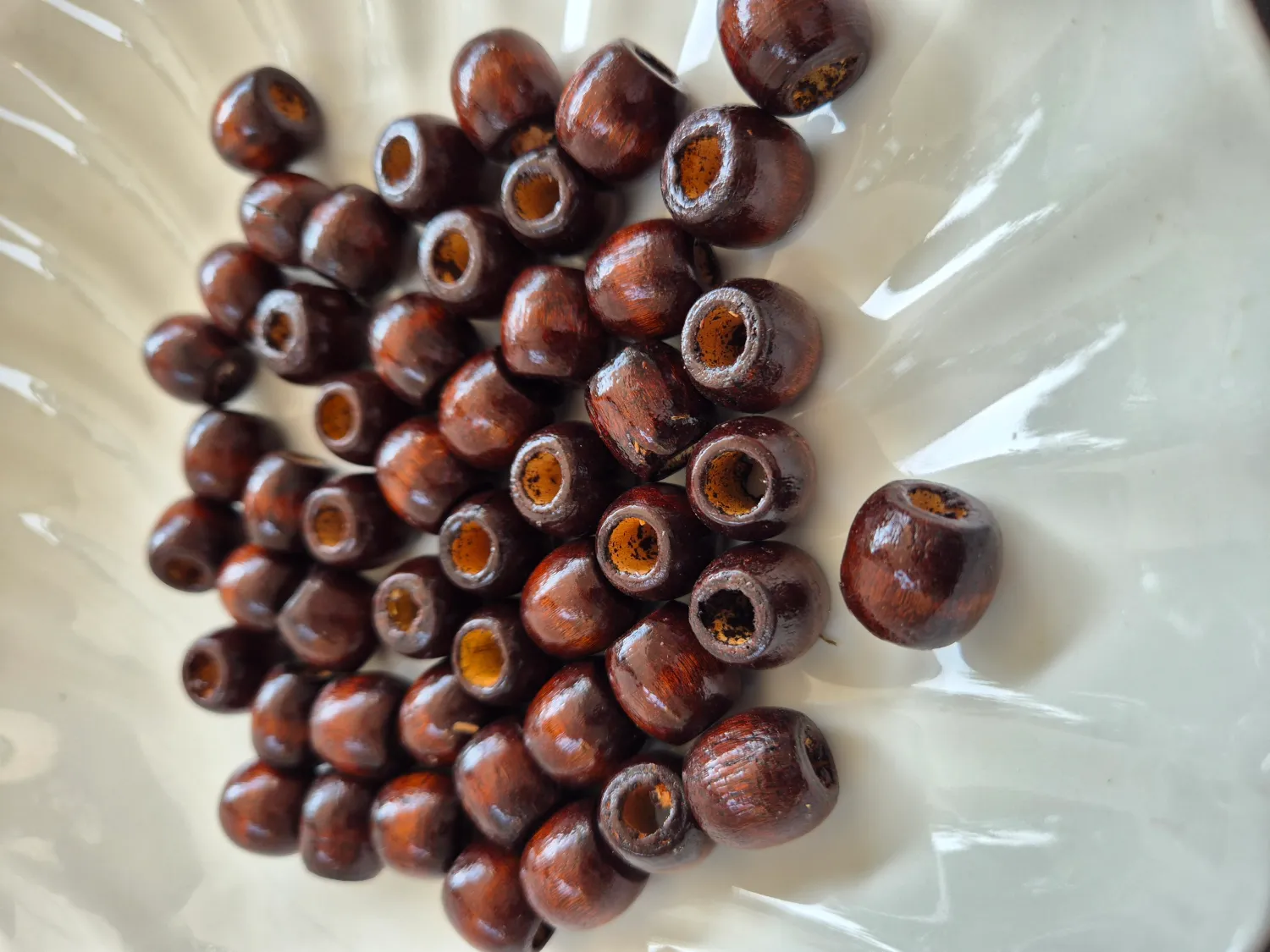 Dark Brown Wooden Beads