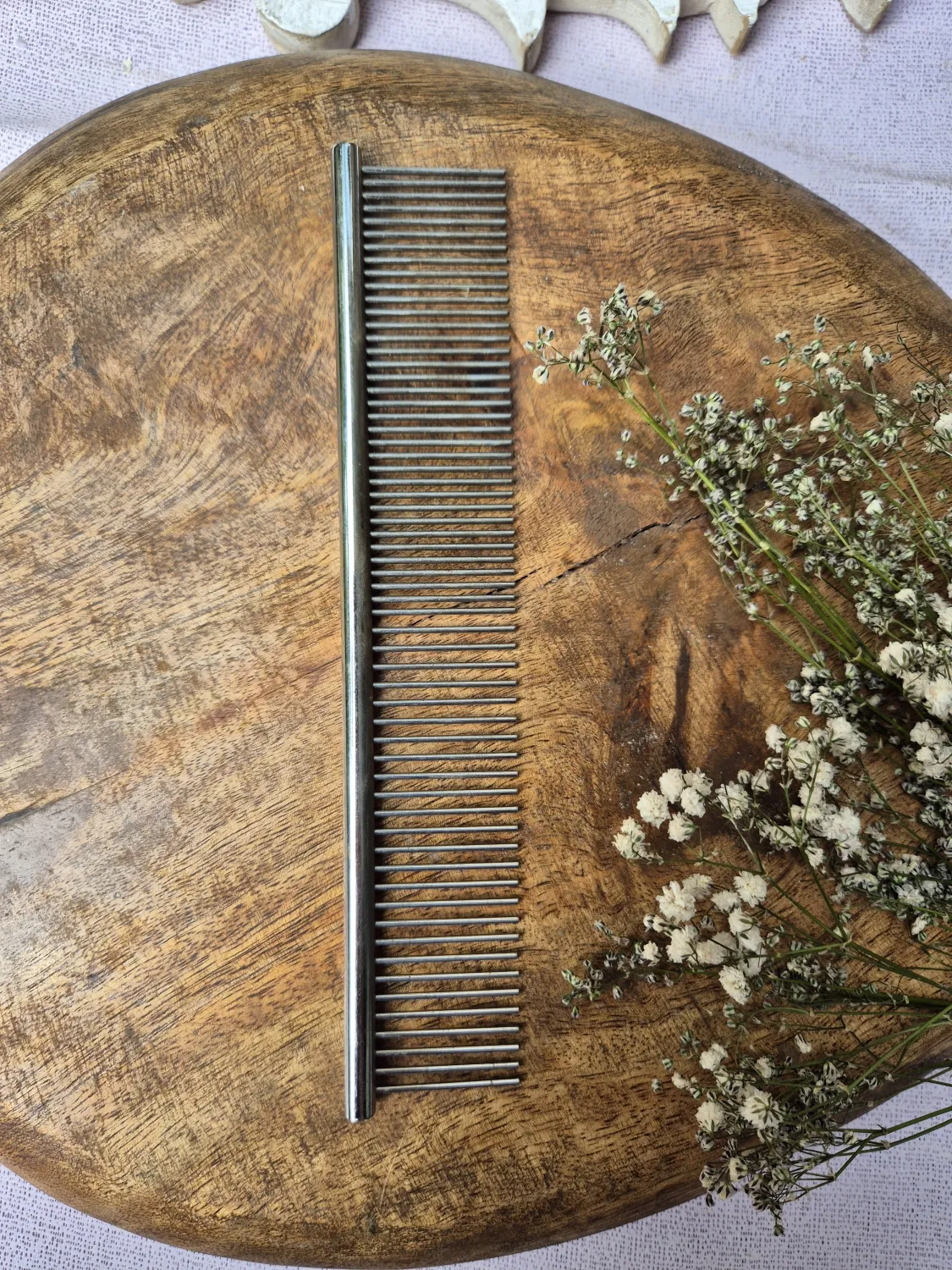 Stainless Steel Macrame Fringe Comb