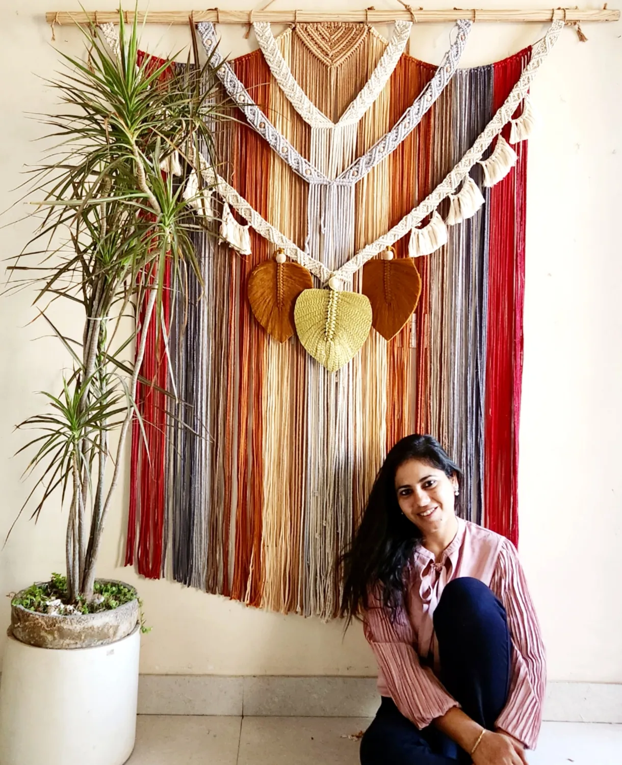 Macrame Rain Wallhanging