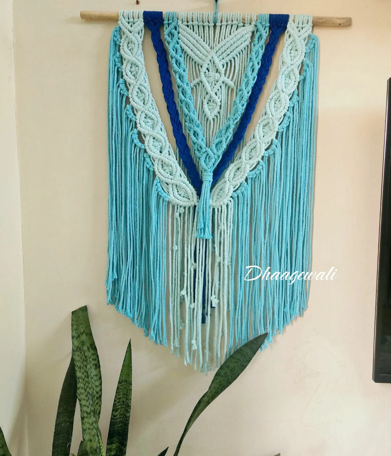 Handmade Bohemian Bluo Wallhanging