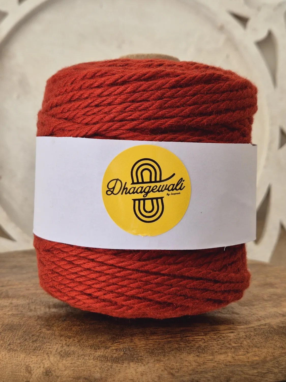 3mm Crimson Red Twisted