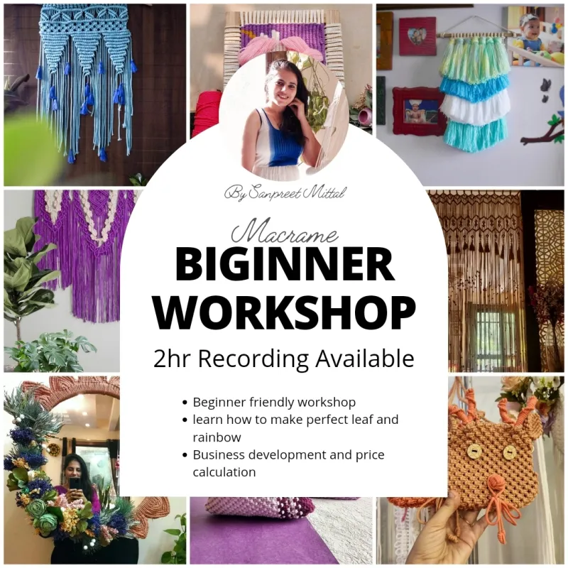 Beginner Macrame Workshop Recording