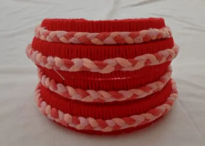 Handmade Macrame Square Hairband