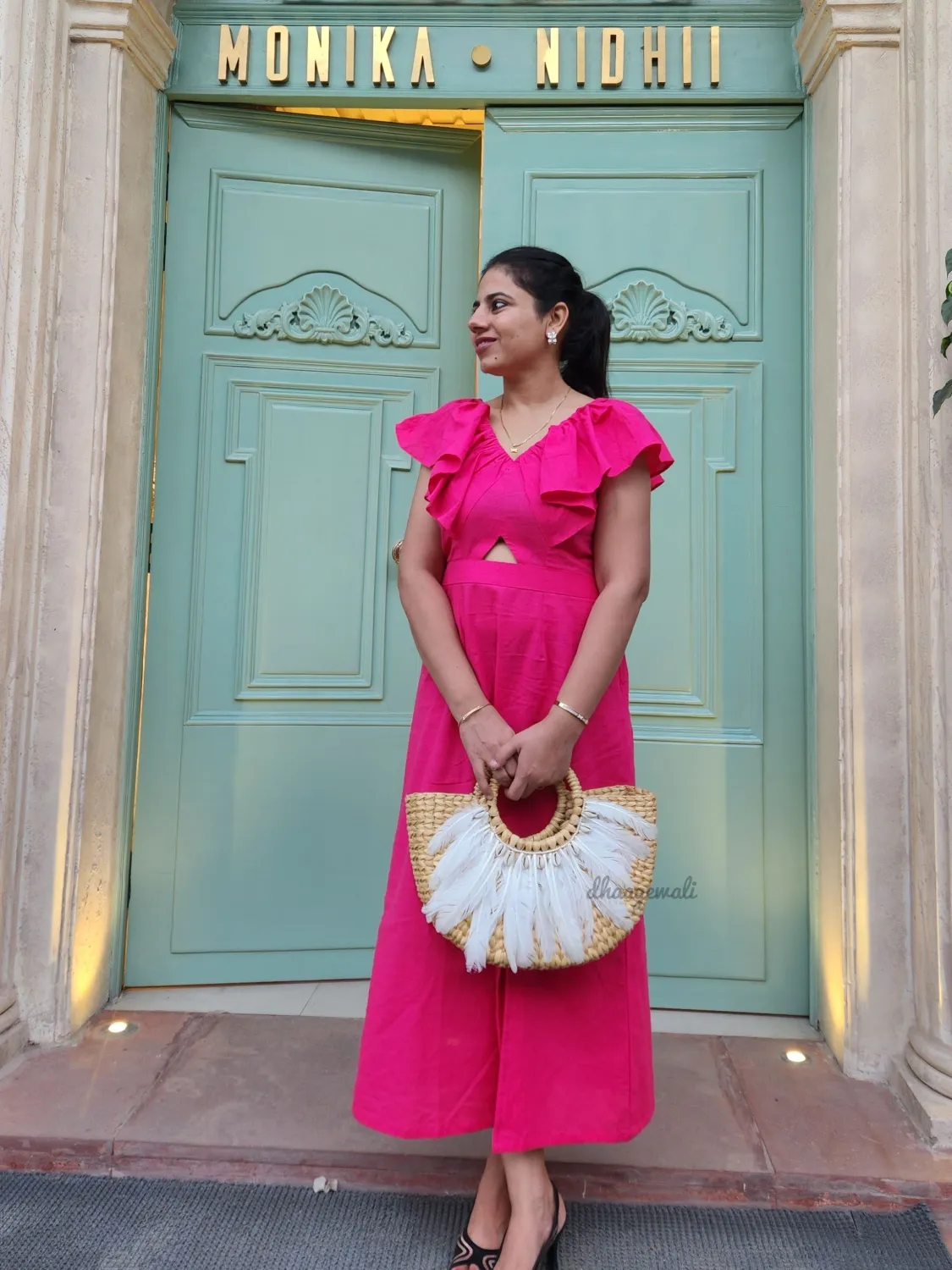 Attractive Handmade Kauna Feather Bag