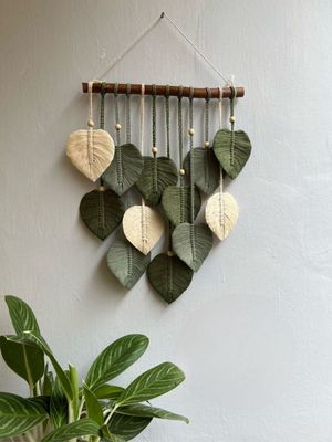 Macrame Leaf Wall Hanging
