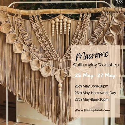 Advance Macrame Wallhanging Workshop