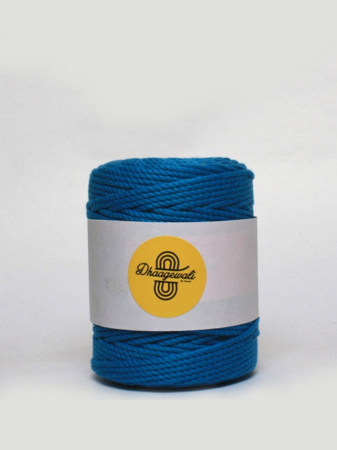 2mm Peacock Blue Twisted Macrame Cord
