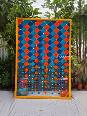 Phulkari Wallhanging /Geometrical wallhanging