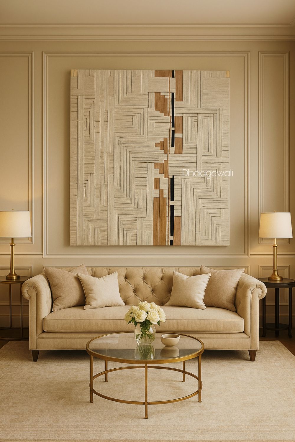 Textile wall art