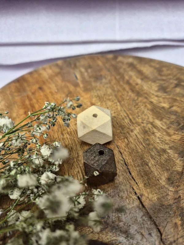 Premium Diamond Wooden Beads