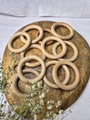 Premium Wooden Rings for Crafts