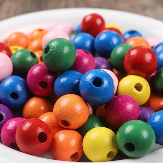 Colourful Wooden Beads