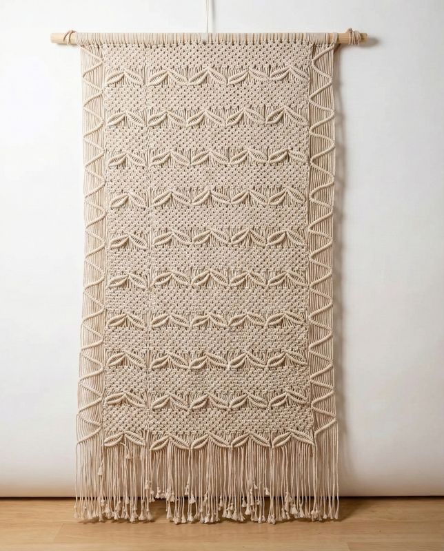 Beautiful Macrame Divider Wallhanging