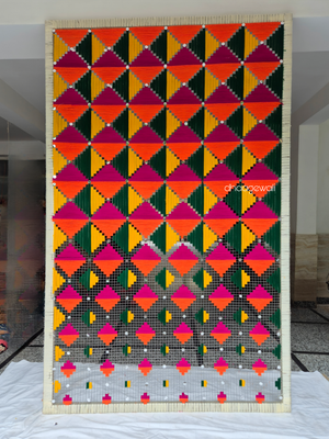 Phulkari Wallhanging /Geometrical wallhanging