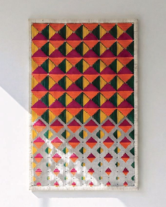 Phulkari Wallhanging /Geometrical wallhanging