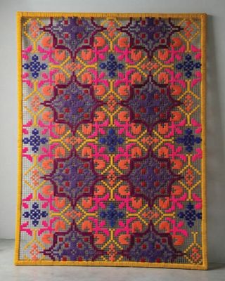 Phulkari Wallhanging /Geometrical wallhanging